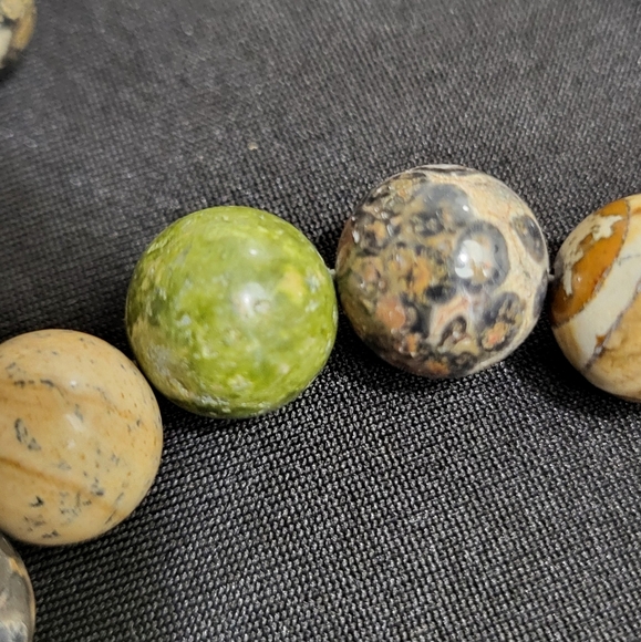 Vintage Artisan Jasper Stone Necklace - Picture 4 of 4